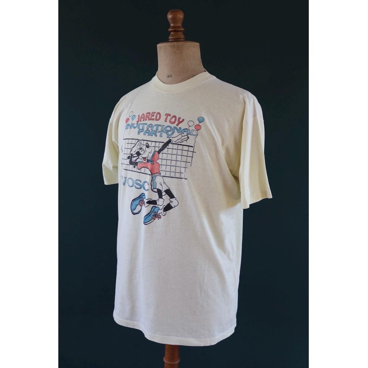 Vintage 1990s graphic t shirt - single stitch tee - made in USA - 45" chest