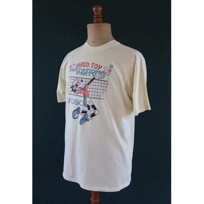 Vintage 1990s graphic t shirt - single stitch tee - made in USA - 45" chest