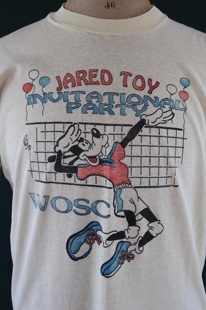 Vintage 1990s graphic t shirt - single stitch tee - made in USA - 45" chest
