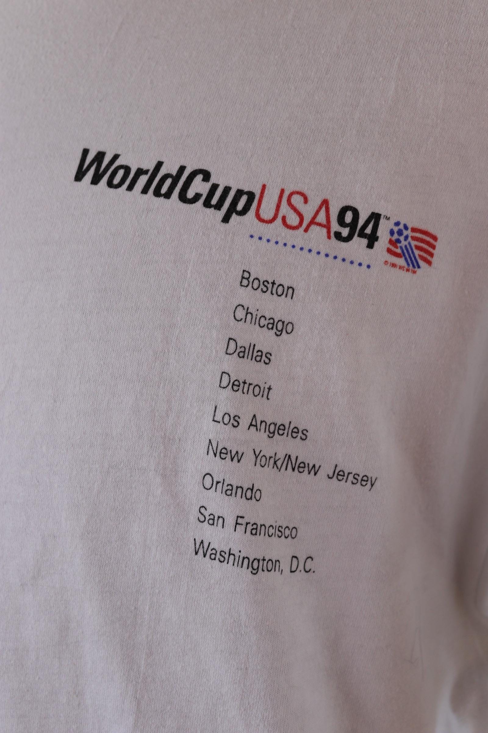 Vintage 1990s World Cup USA t shirt - football print - 47” chest - sportswear