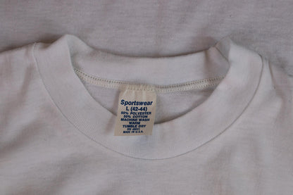 Vintage 1980s graphic t shirt - nightclub tee - made in USA - 35" chest