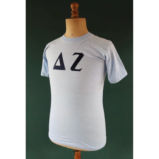 Vintage 1970s Greek letters sorority t shirt - single stitch tee - 36” chest