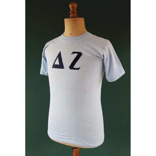 Vintage 1970s Greek letters sorority t shirt - single stitch tee - 36” chest