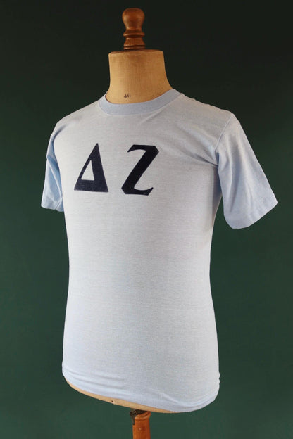 Vintage 1970s Greek letters sorority t shirt - single stitch tee - 36” chest
