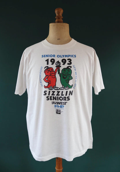 Vintage 1990s Senior Olympics t shirt - single stitch tee - 47” chest