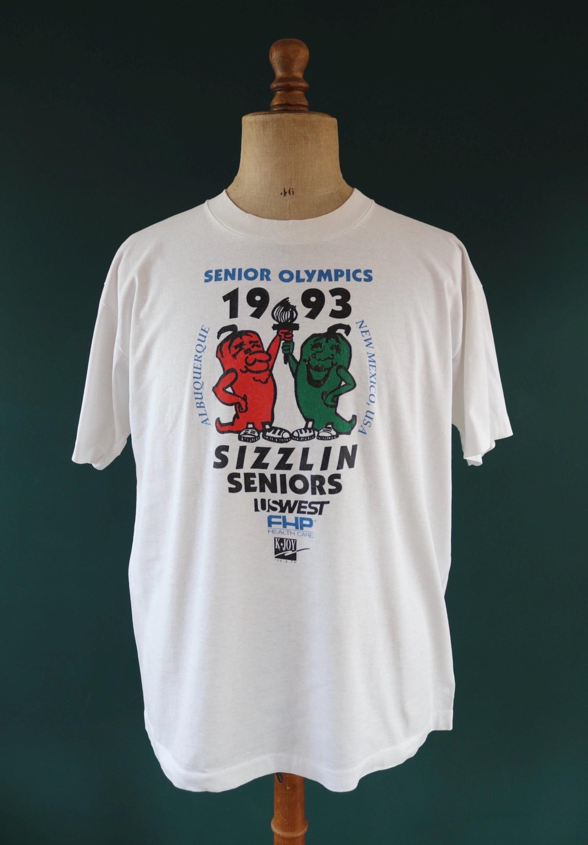 Vintage 1990s Senior Olympics t shirt - single stitch tee - 47” chest