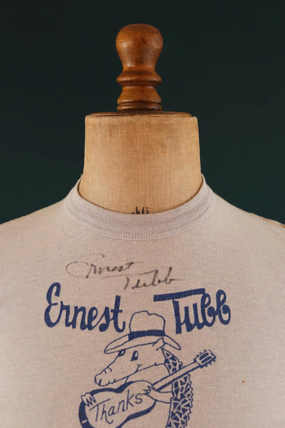 Vintage 1980s signed country music t shirt - Ernest Tubb - 32” chest