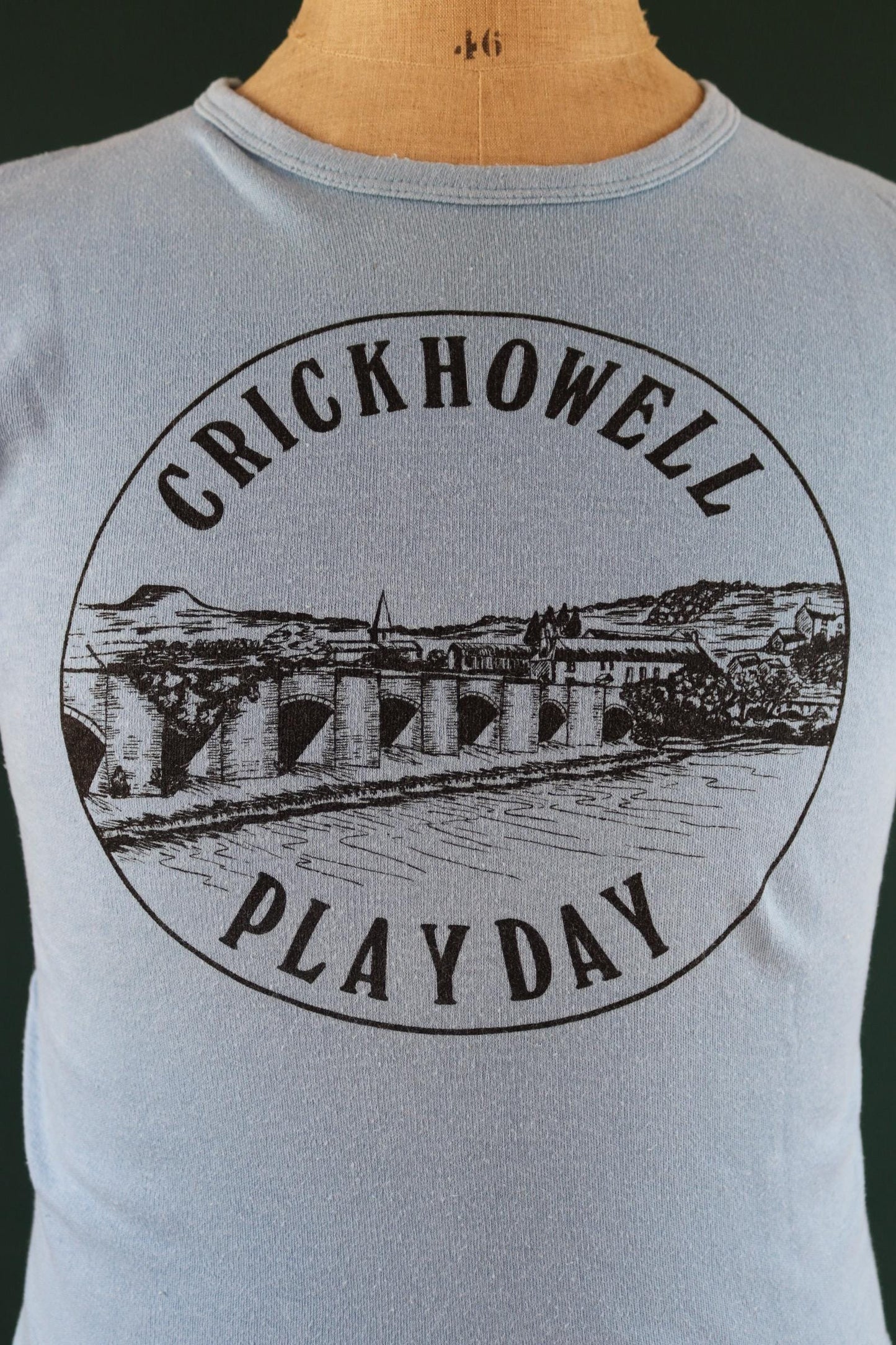 Vintage 1980s Crickhowell t shirt - Greenman Festival - 34” chest