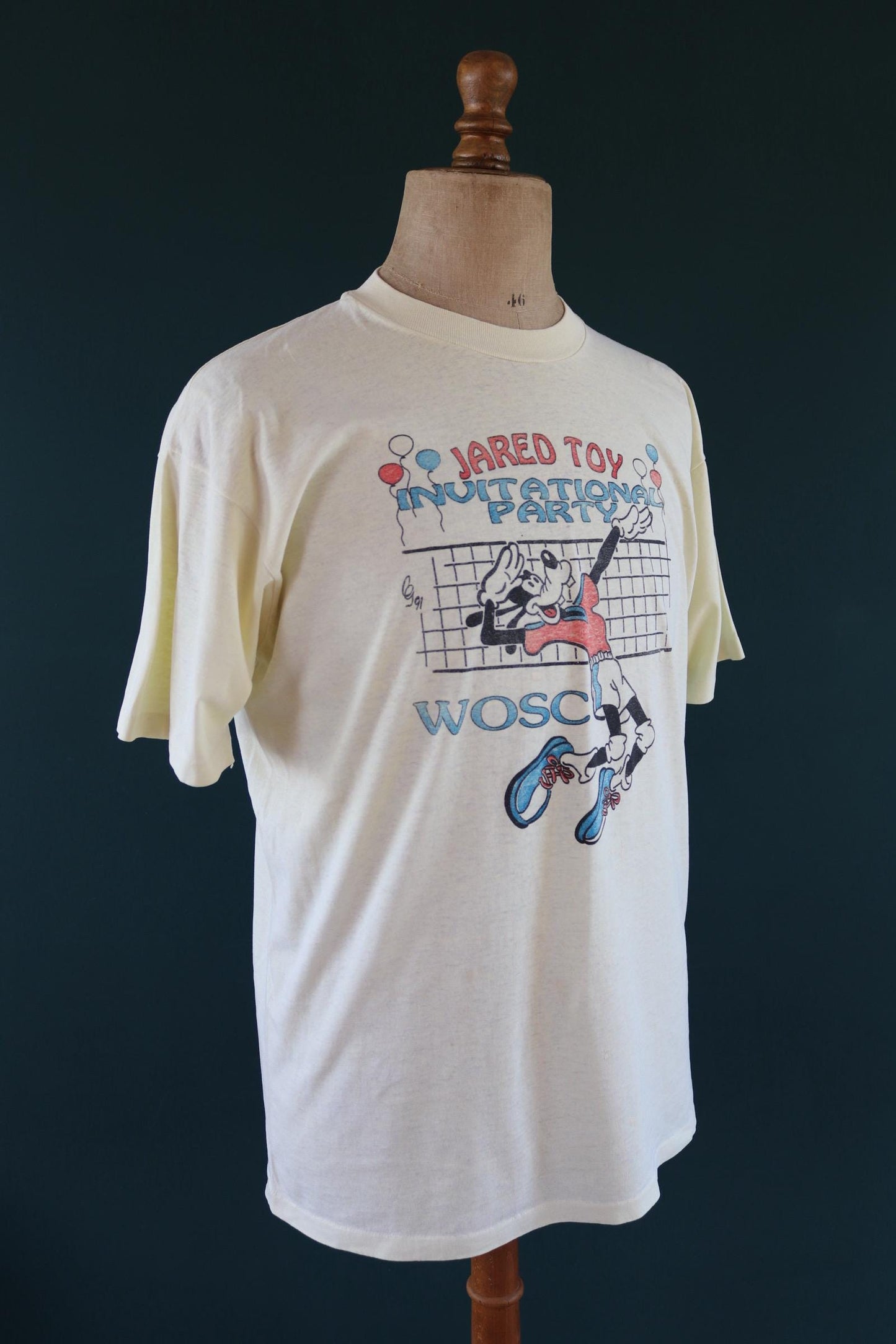 Vintage 1990s graphic t shirt - single stitch tee - made in USA - 45" chest