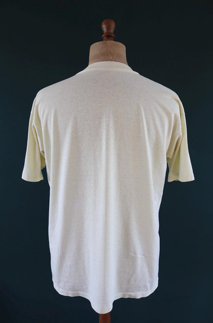 Vintage 1990s graphic t shirt - single stitch tee - made in USA - 45" chest