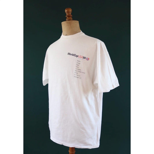 Vintage 1990s World Cup USA t shirt - football print - 47” chest - sportswear