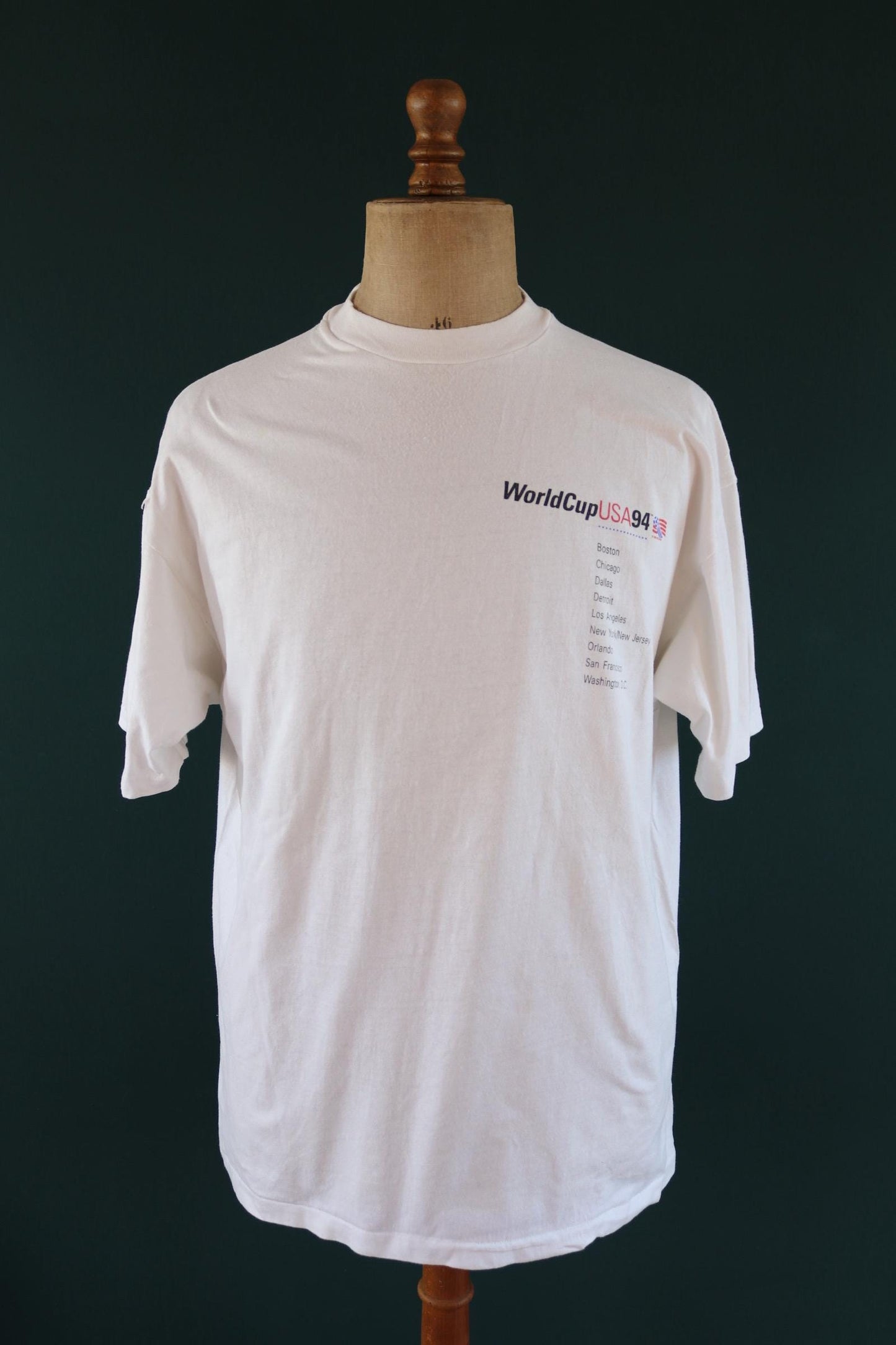 Vintage 1990s World Cup USA t shirt - football print - 47” chest - sportswear