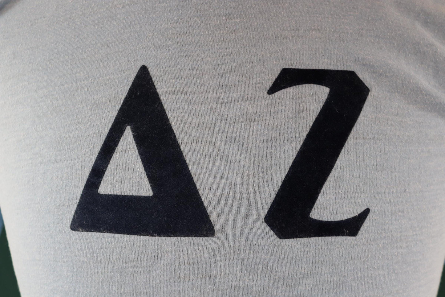 Vintage 1970s Greek letters sorority t shirt - single stitch tee - 36” chest