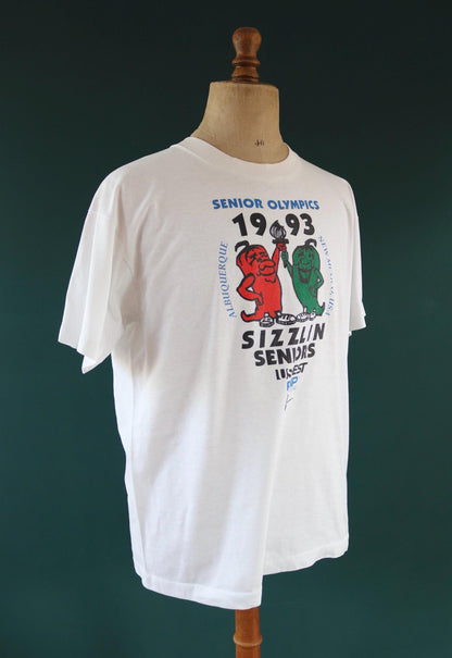 Vintage 1990s Senior Olympics t shirt - single stitch tee - 47” chest