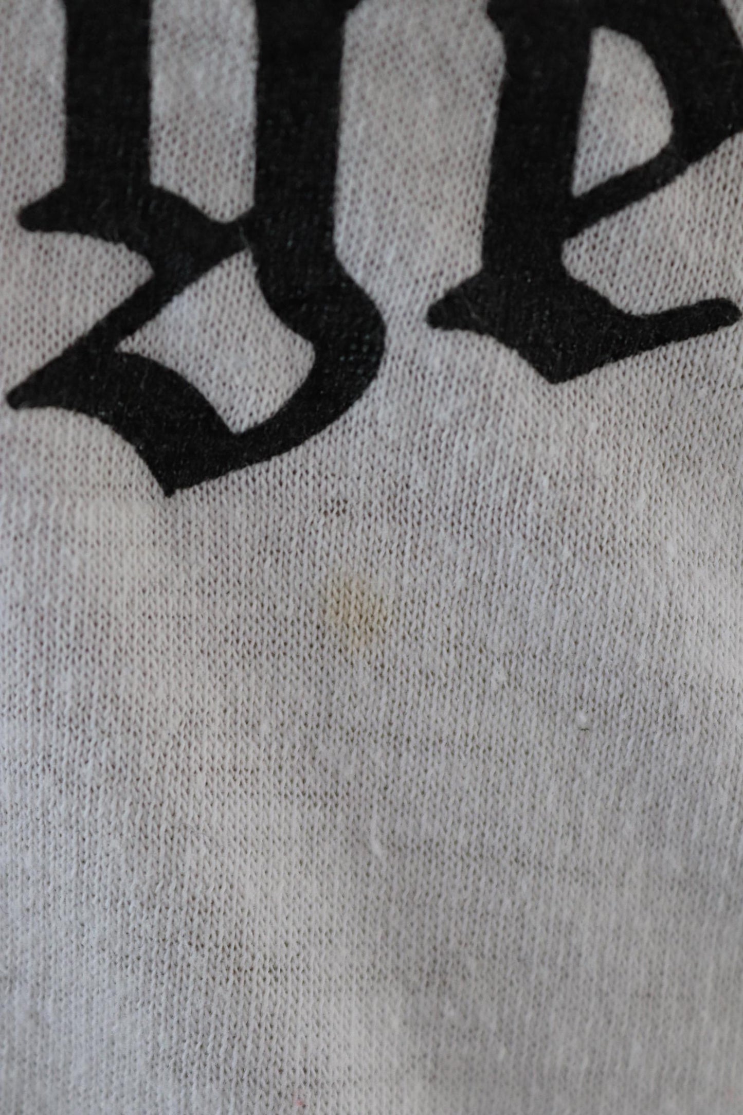 Vintage 1970s skull ringer t shirt - Russell Athletic - pirate tee - 36” chest