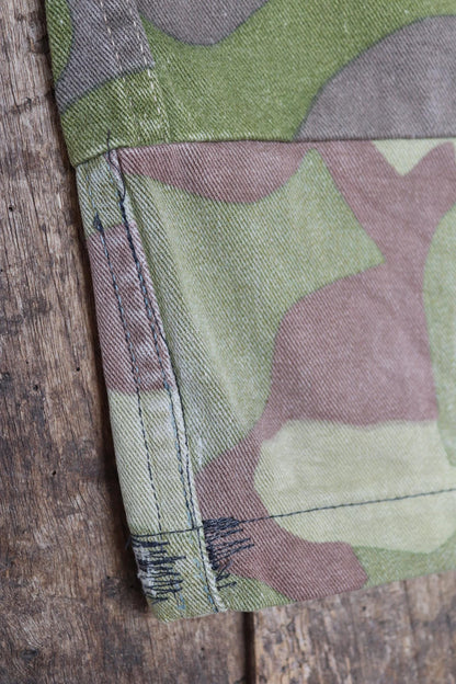 Vintage 1960s Finnish M62 camo trousers - windproof paratrooper pants - 40” x 31”