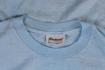 Vintage 1990s graphic t shirt - single stitch tee - made in USA - 39" chest