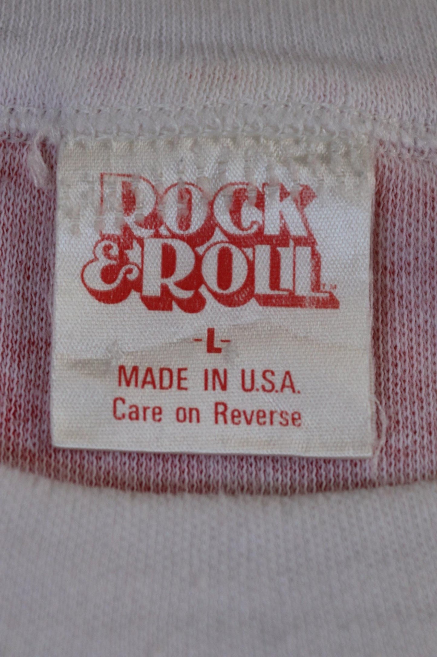 Vintage 1970s Japanese rising sun t shirt - punk vest - single stitch tee - made in USA - 37" chest