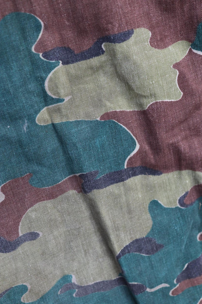 Vintage 1950s Belgian jigsaw camouflage trousers - paratrooper cargo pants - 36” x 28”