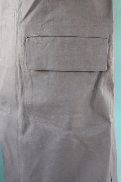 Vintage 1960s railway station masters coat - rubberised canvas - rainproof workwear - 44" chest