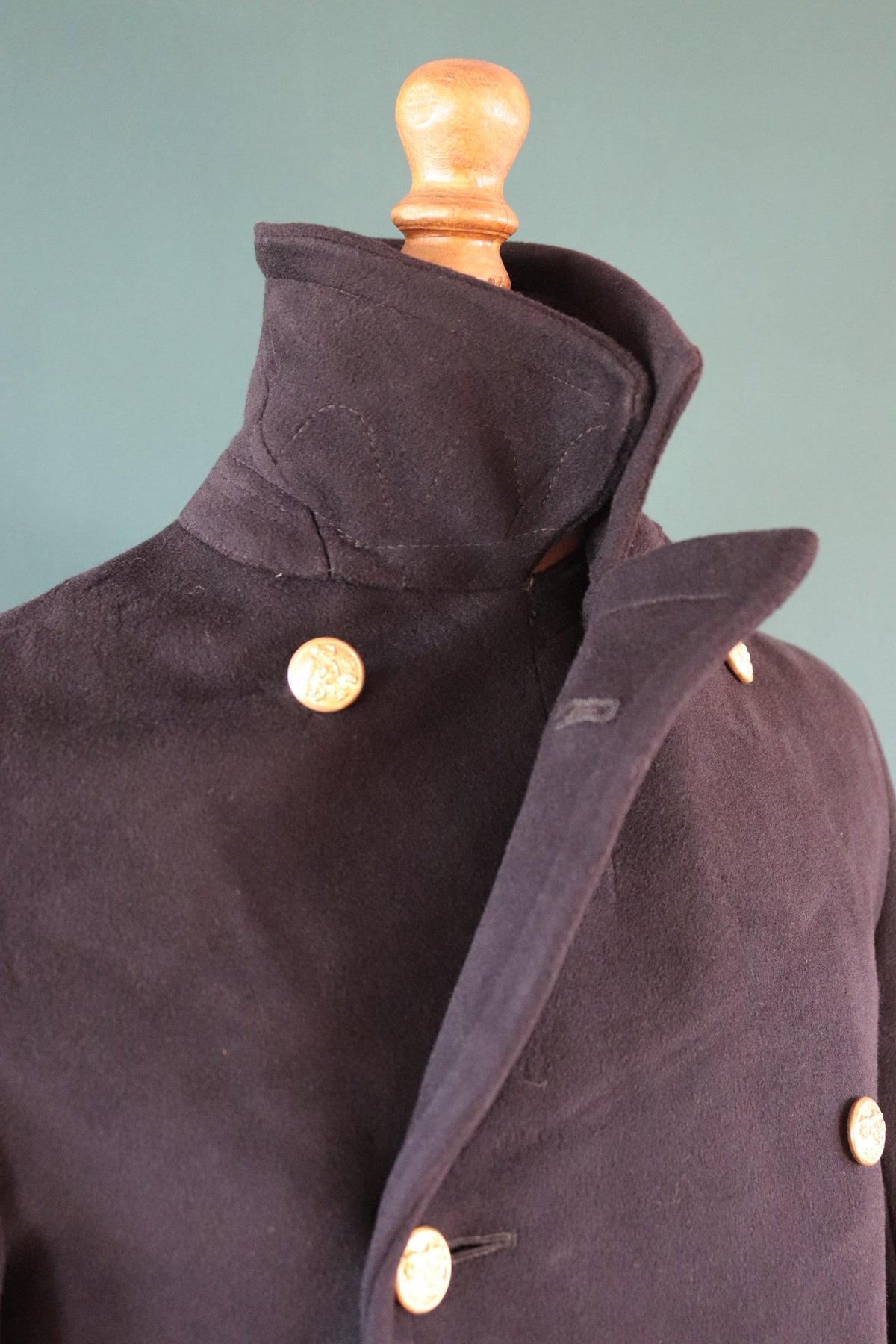 Vintage 1930s Royal Yacht Squadron overcoat - Naval bridge coat - 42" chest