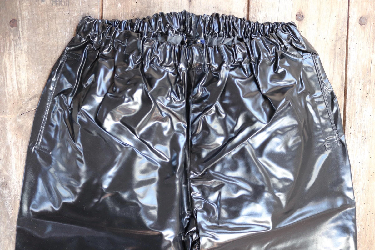 Vintage 1960s Yarmouth Oilskins waterproof trousers - deck overalls - foul weather gear - 30” 40" x 31”