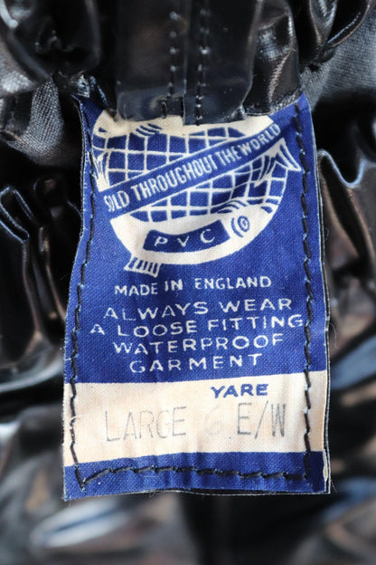 Vintage 1960s Yarmouth Oilskins waterproof trousers - deck overalls - foul weather gear - 30” 40" x 31”