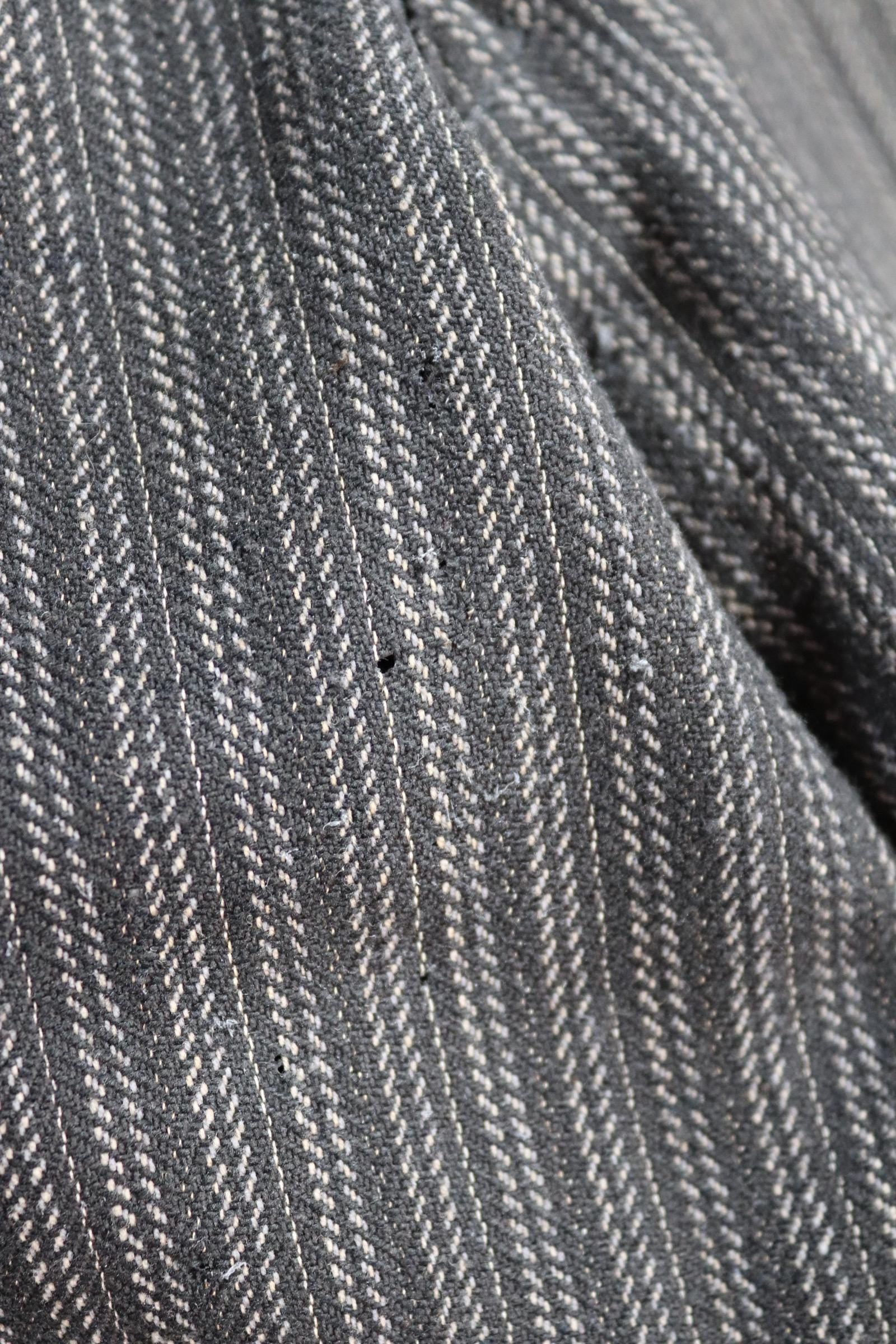 Vintage 1960s morning suit trousers - striped suit pants - 32” x 30”