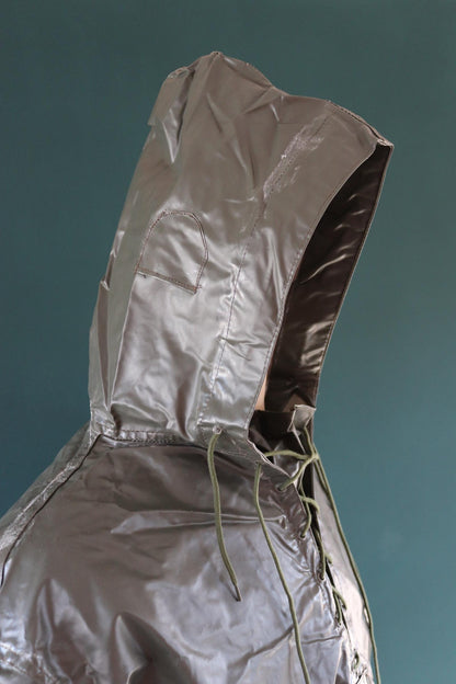 Vintage 1980s Italian Navy smock - deck jacket - foul weather anorak - 53" Chest