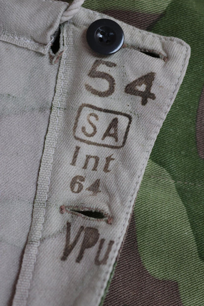 Vintage 1960s Finnish M62 camo trousers - windproof paratrooper pants - 40” x 34”