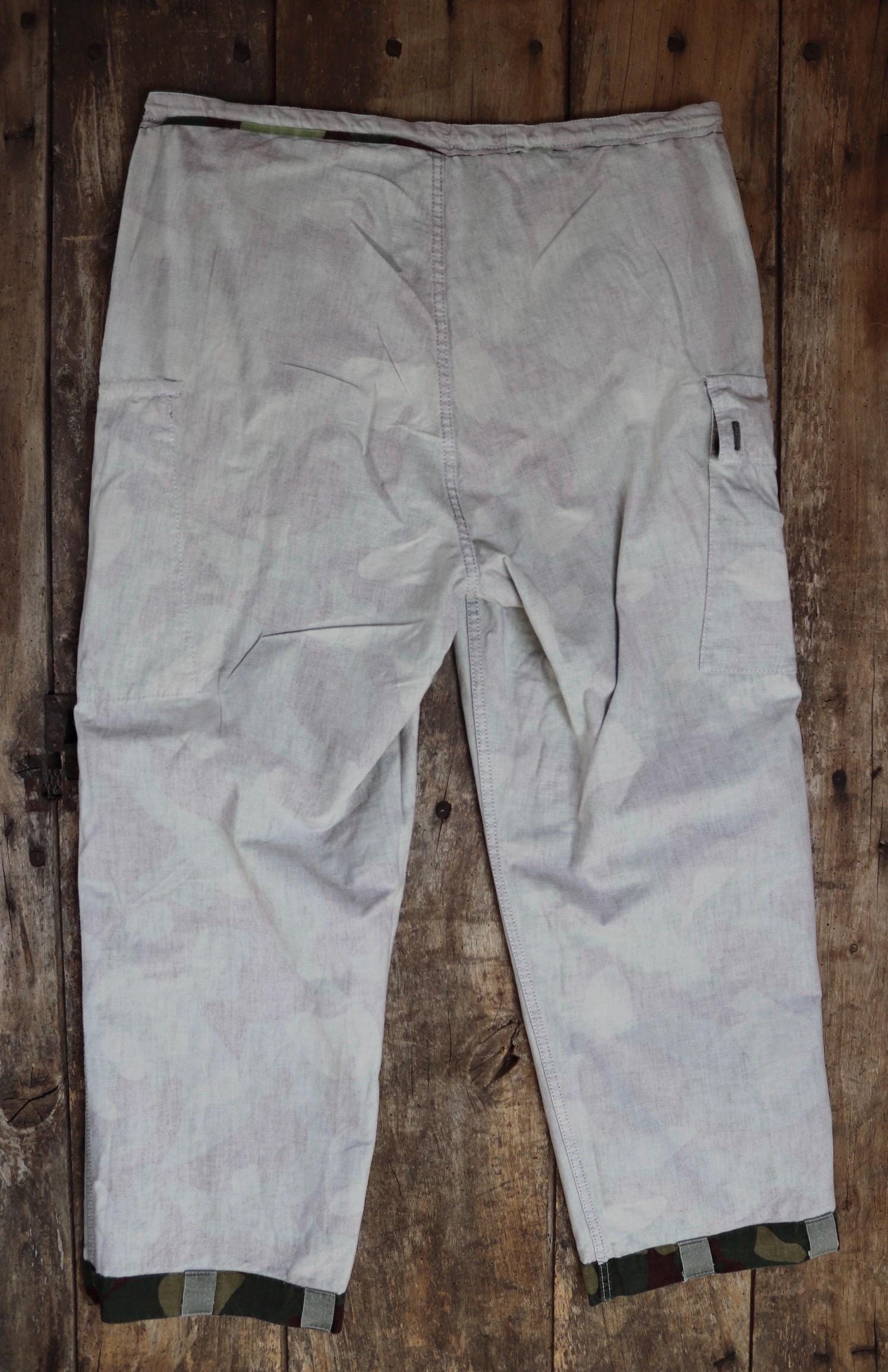 Vintage 1980s Finnish M62 camo trousers - windproof paratrooper pants - 37” x 28”