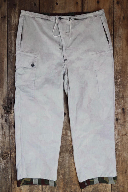 Vintage 1980s Finnish M62 camo trousers - windproof paratrooper pants - 37” x 28”