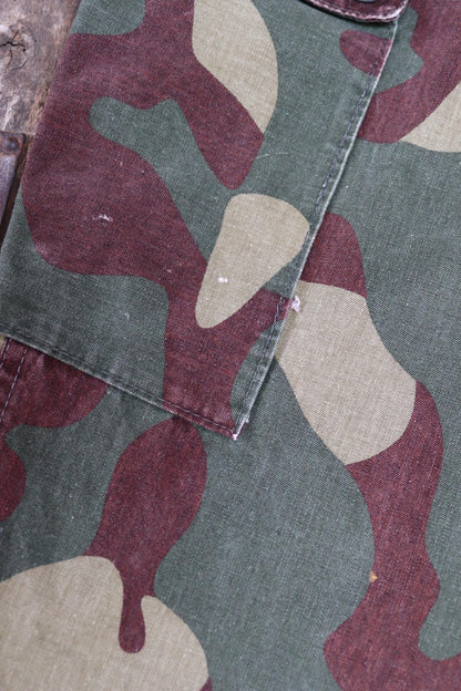Vintage 1980s Finnish M62 camo trousers - windproof paratrooper pants - 37” x 28”