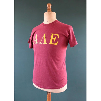 Vintage 1970s Greek letters sorority t shirt - single stitch tee - 38” chest