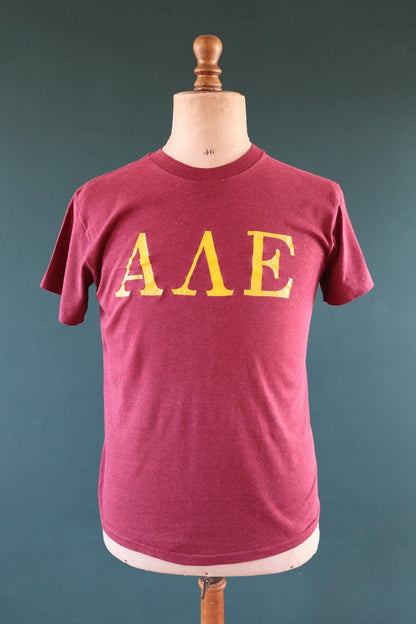 Vintage 1970s Greek letters sorority t shirt - single stitch tee - 38” chest
