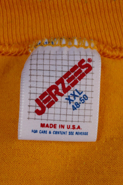 Vintage 1990s graphic t shirt - single stitch tee - made in USA - 49" chest