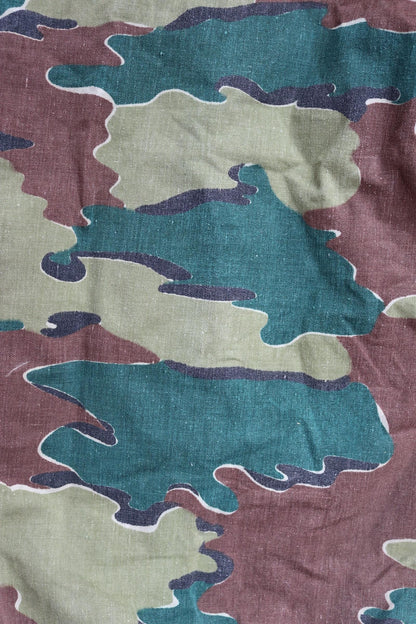 Vintage 1950s Belgian jigsaw camouflage trousers - paratrooper cargo pants - 36” x 28”