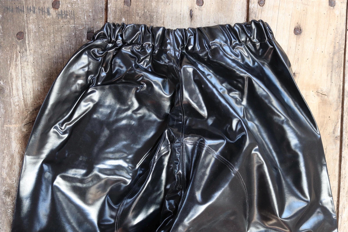 Vintage 1960s Yarmouth Oilskins waterproof trousers - deck overalls - foul weather gear - 26” 32" x 27”