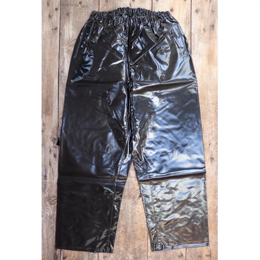 Vintage 1960s Yarmouth Oilskins waterproof trousers - deck overalls - foul weather gear - 30” 40" x 31”