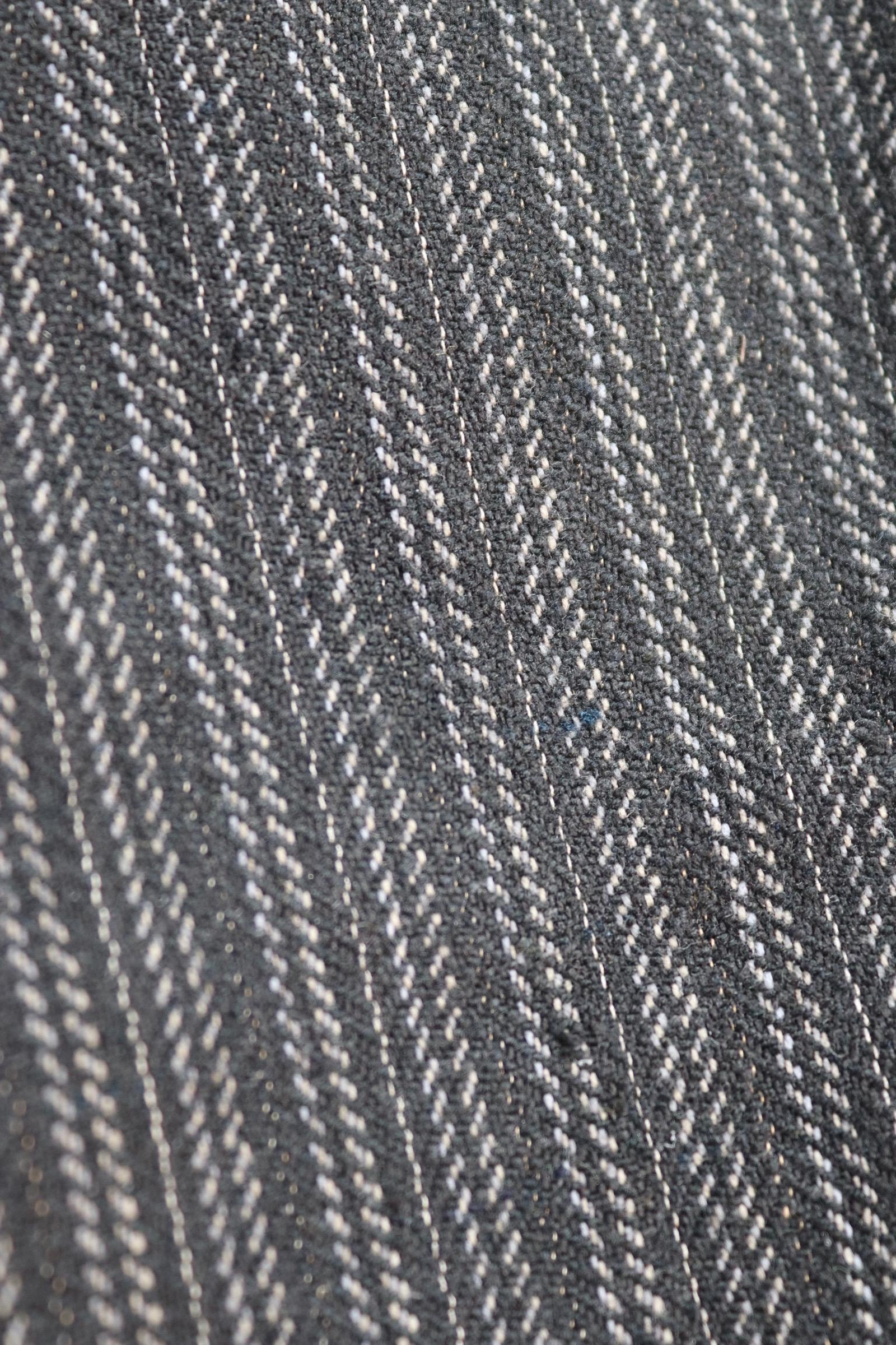Vintage 1960s morning suit trousers - striped suit pants - 36” x 30”