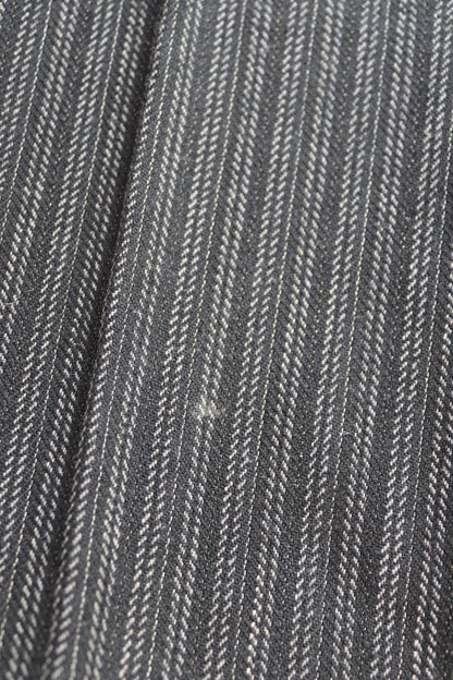 Vintage 1960s morning suit trousers - striped suit pants - 36” x 30”