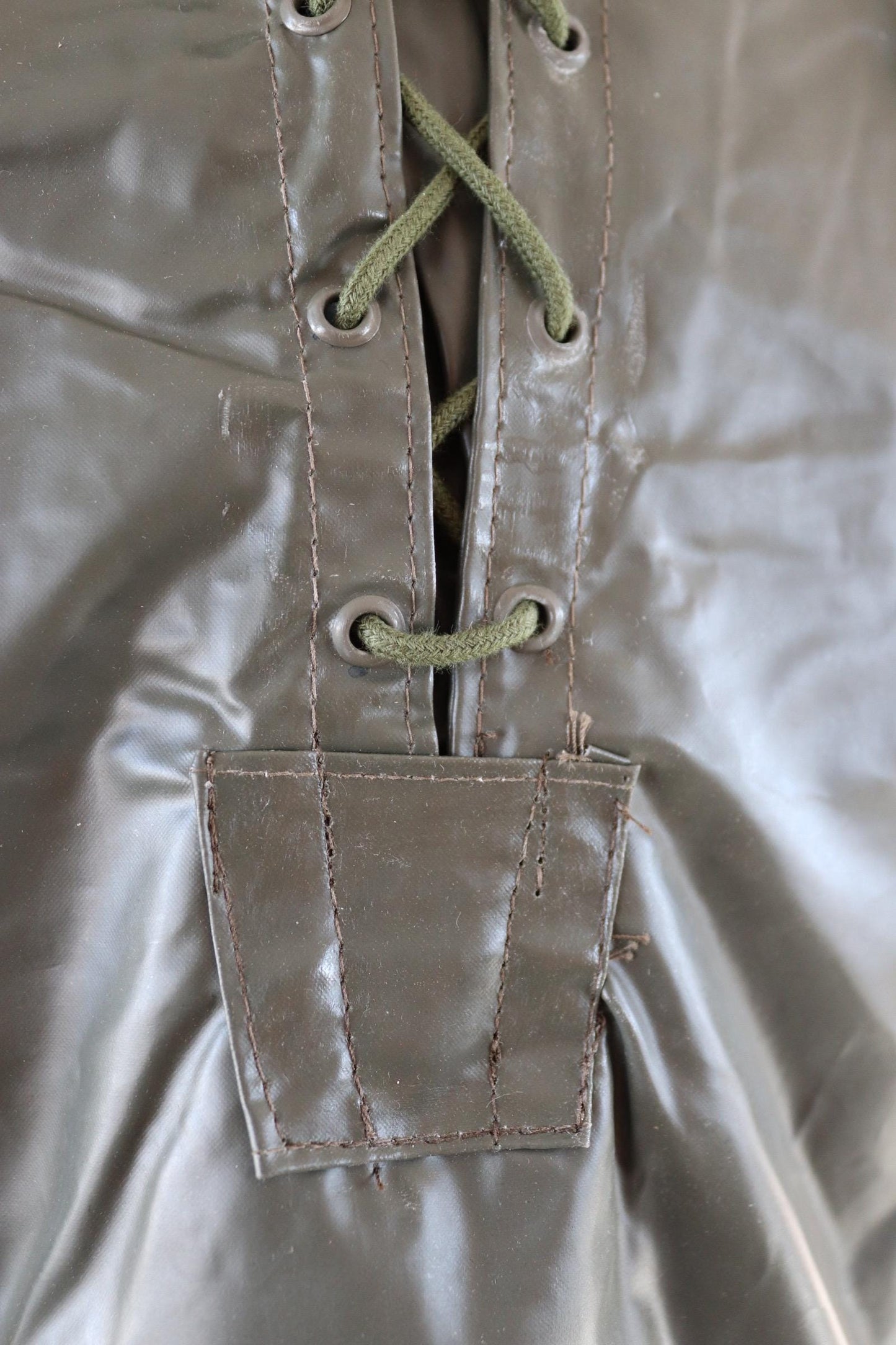 Vintage 1980s Italian Navy smock - deck jacket - foul weather anorak - 53" Chest