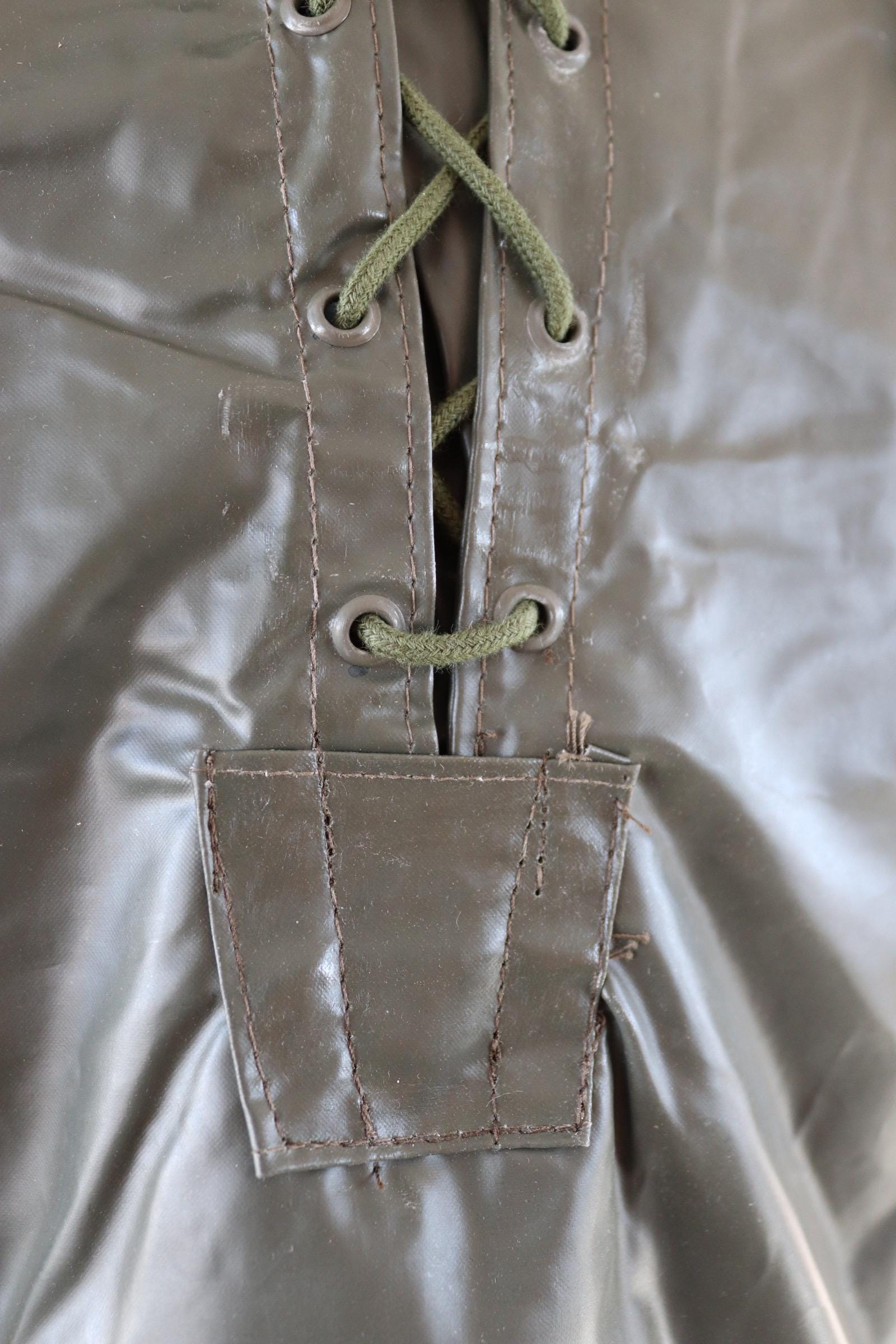Vintage 1980s Italian Navy smock - deck jacket - foul weather anorak - 53" Chest