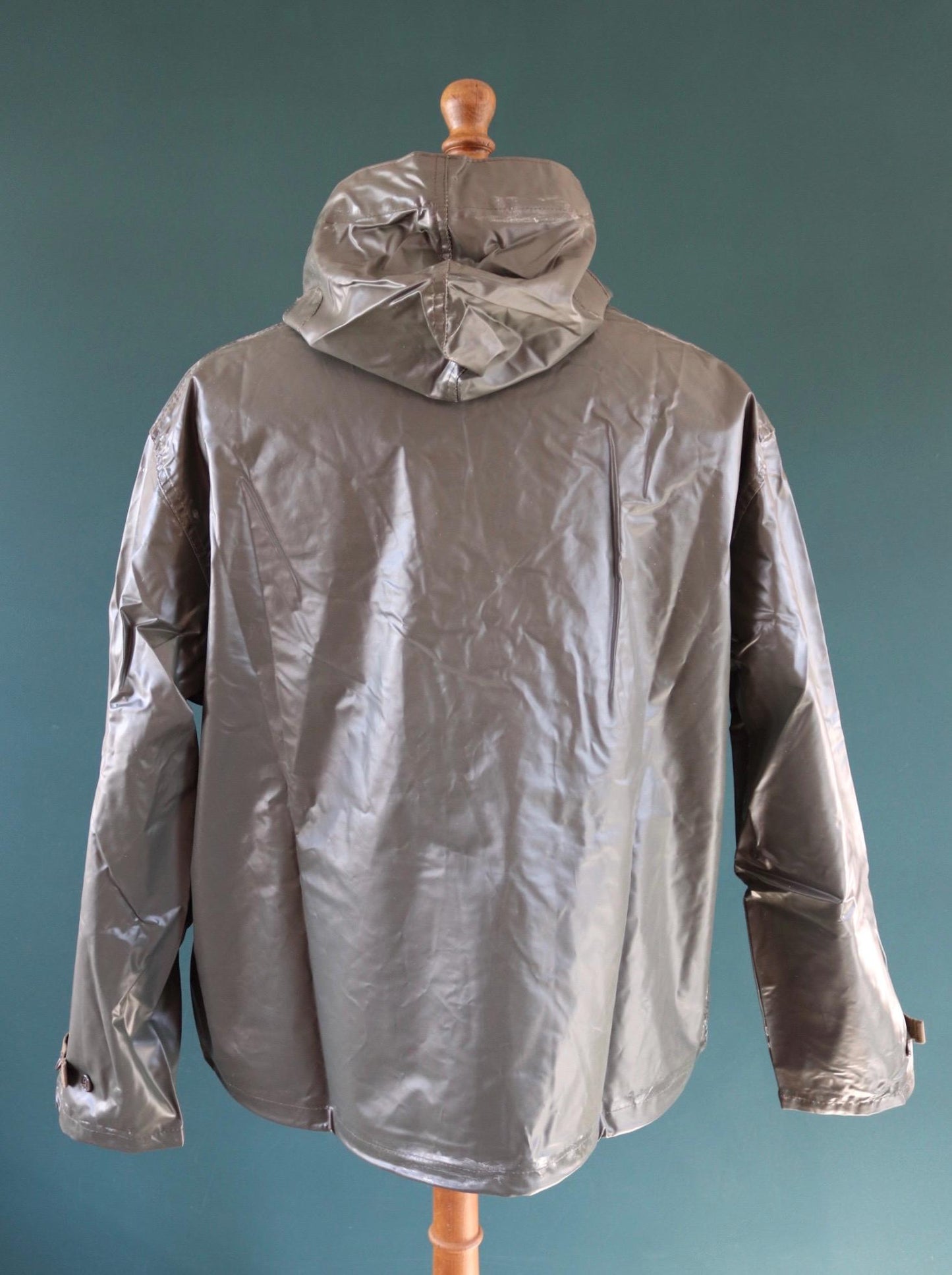 Vintage 1980s Italian Navy smock - deck jacket - foul weather anorak - 53" Chest