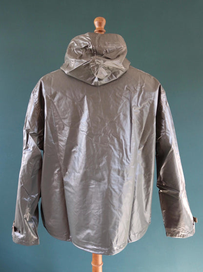 Vintage 1980s Italian Navy smock - deck jacket - foul weather anorak - 53" Chest