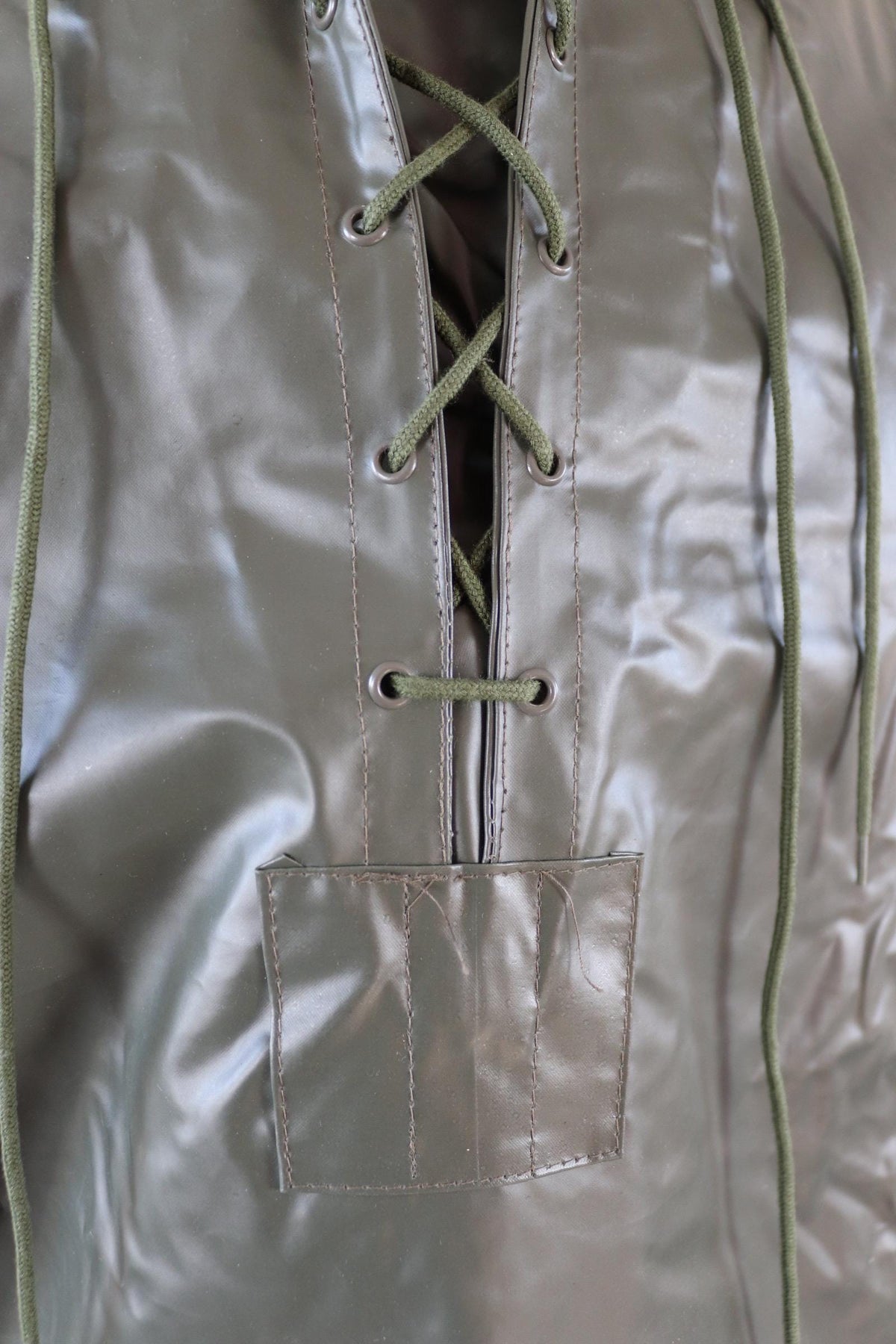 Vintage 1980s Italian Navy smock - deck jacket - foul weather anorak - 49" Chest