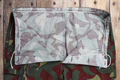 Vintage 1980s Finnish M62 camo trousers - windproof paratrooper pants - 43” x 30”