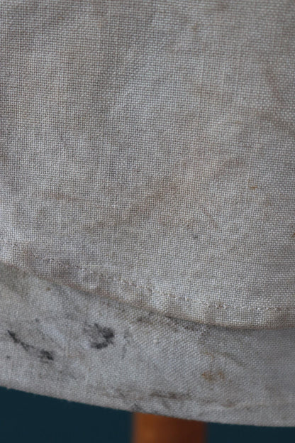 Antique WW1 military bag - Swedish army musette - cotton cross body bread bag - mattornist