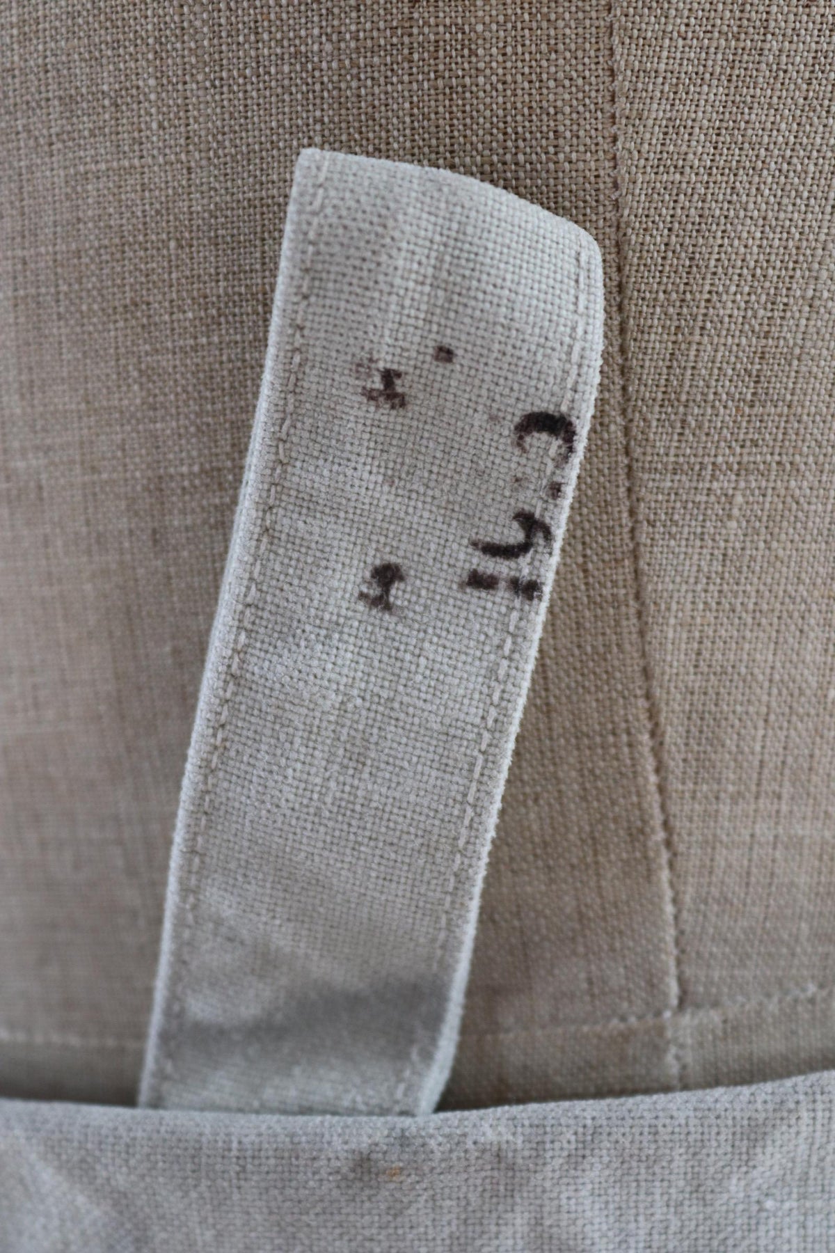 Antique WW1 military bag - Swedish army musette - cotton cross body bread bag - mattornist