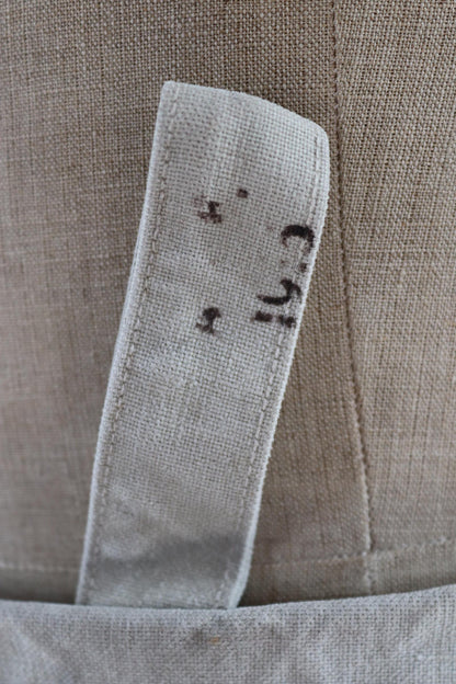 Antique WW1 military bag - Swedish army musette - cotton cross body bread bag - mattornist
